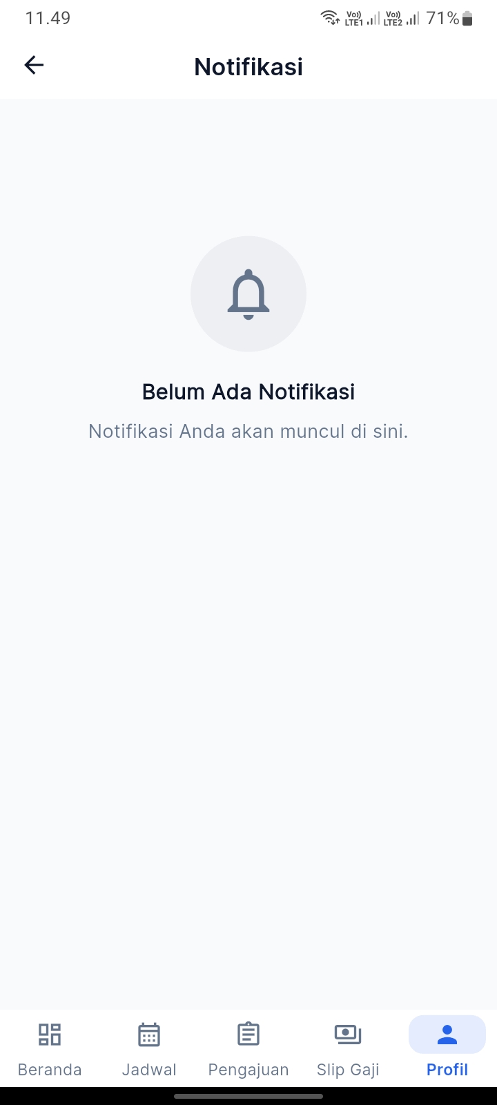 Notifikasi HumaGo